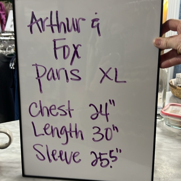 Arthur & Fox Paris Bright Blue Long Sleeve Cotton Button Down Shirt XL - Picture 7 of 10